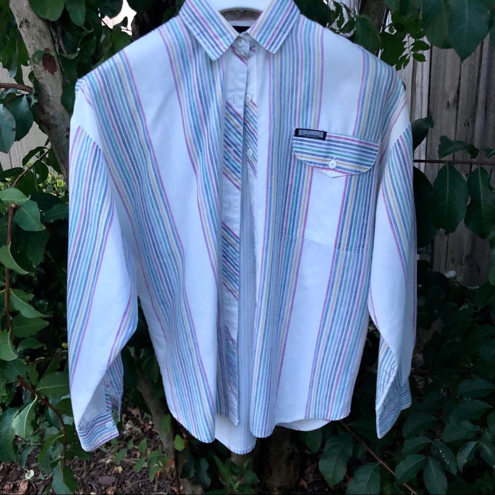 Vintage 90’s Roughrider Shirt by Circle T Western Top Yellowstone